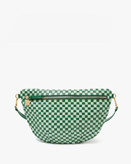 Grande Fanny Fern & Mist Woven Checker