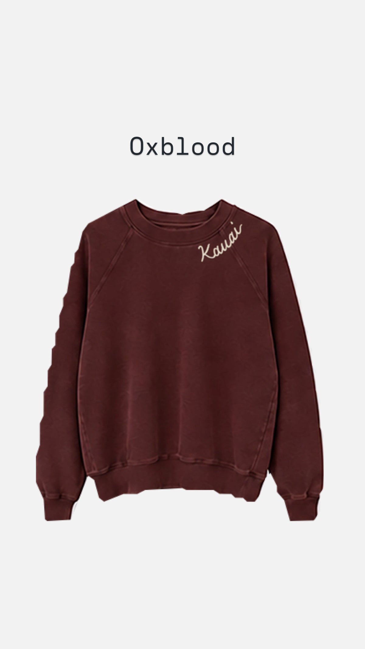 Kauai vintage sweatshirts