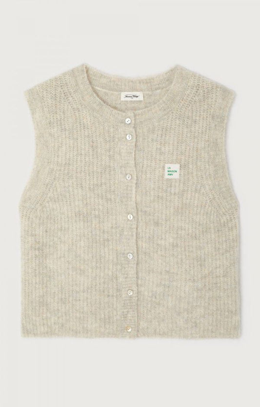 WOMEN'S CARDIGAN EAST | MELANGE POWDER SNOW