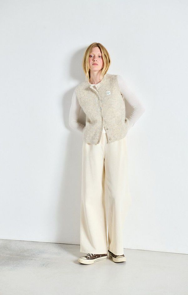WOMEN'S CARDIGAN EAST | MELANGE POWDER SNOW