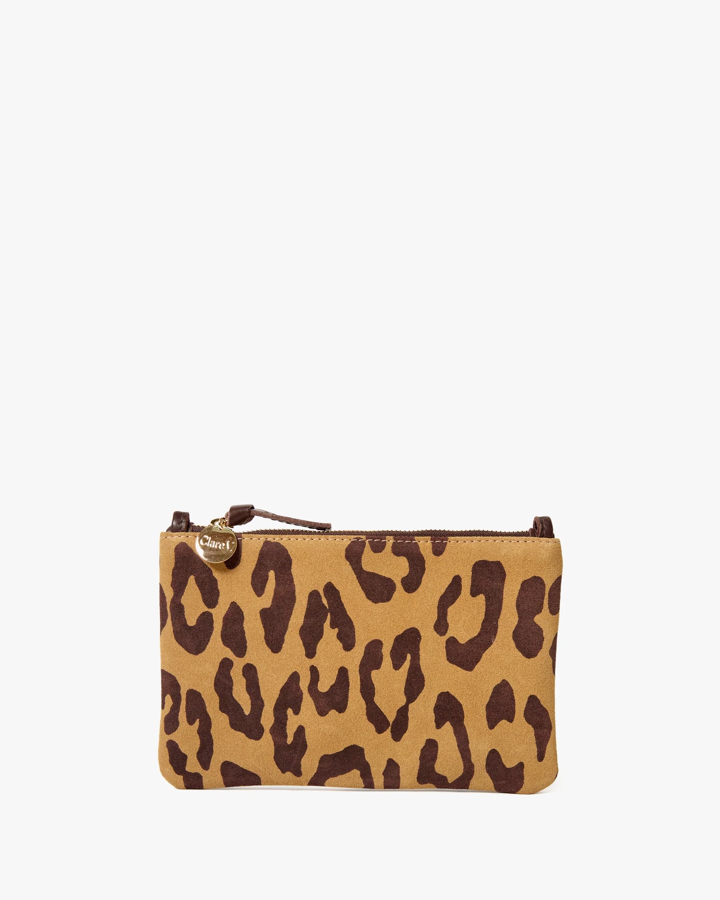 Wallet Clutch w/ Tabs | Lark/Brown Pablo Cat Suede