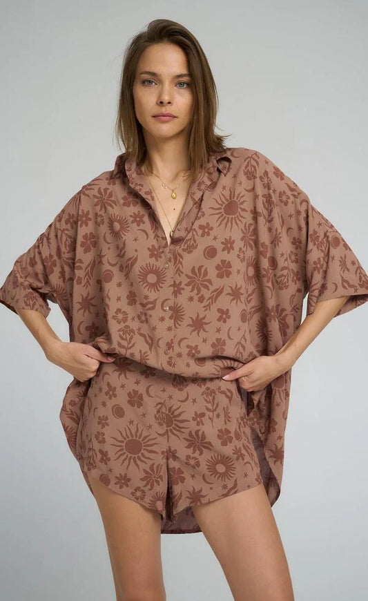 Georgie Shirt Mystic Wisdom Rust