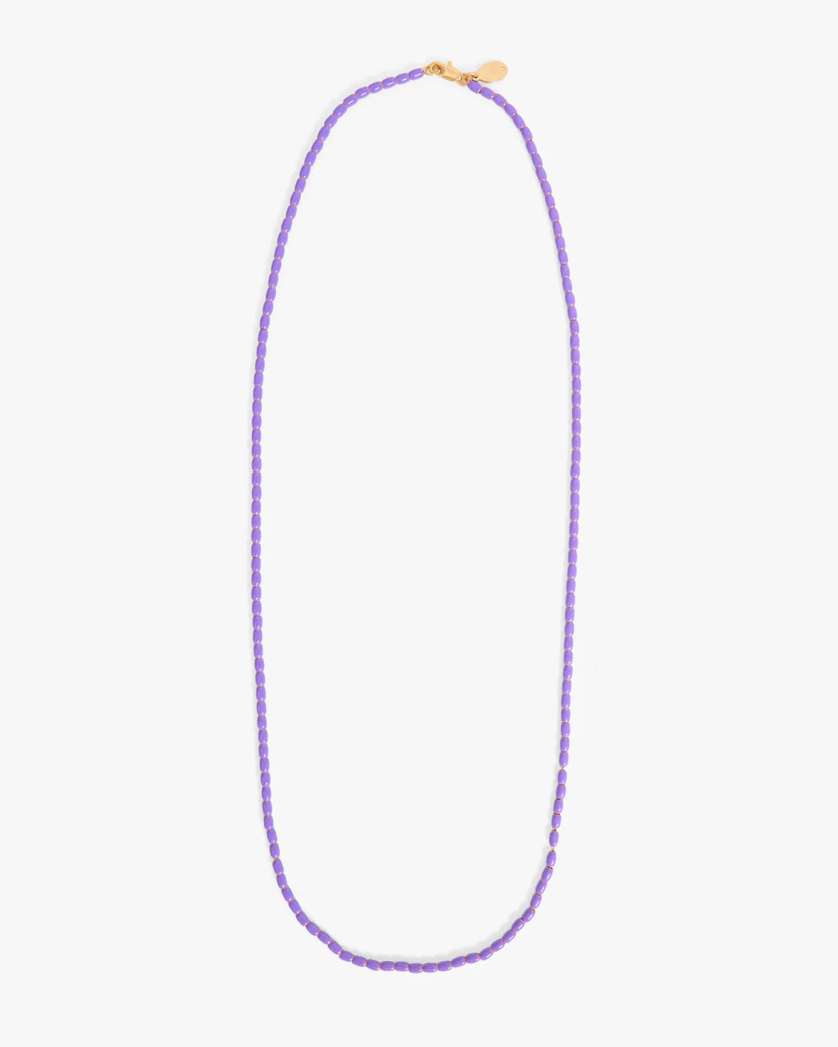 Enamel Barrel Chain Necklace - 24 In | Jacaranda