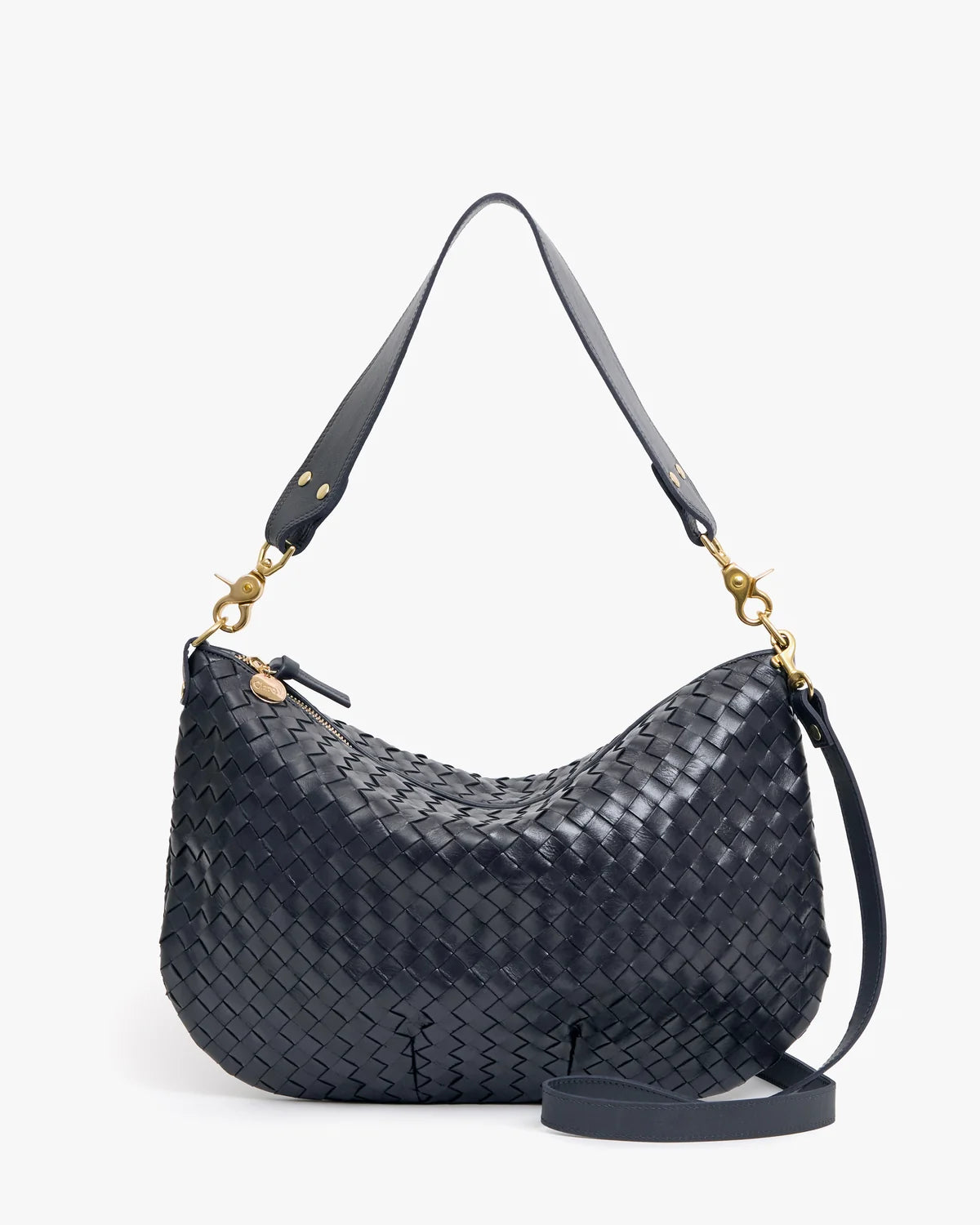 Moyen Messenger | Medium Woven Diagonal | Twilight