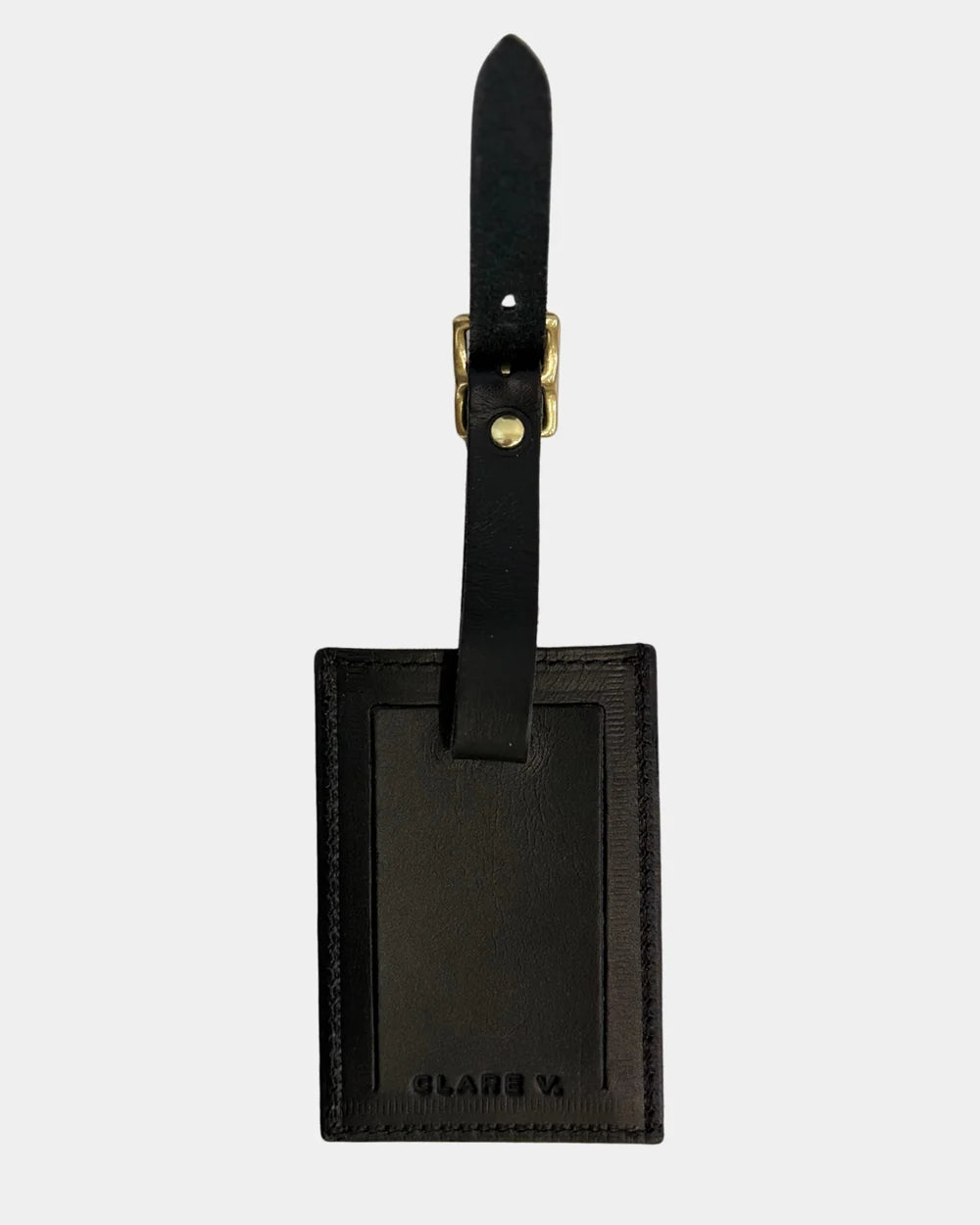 Luggage Tag | Roma Croco | Mahogany