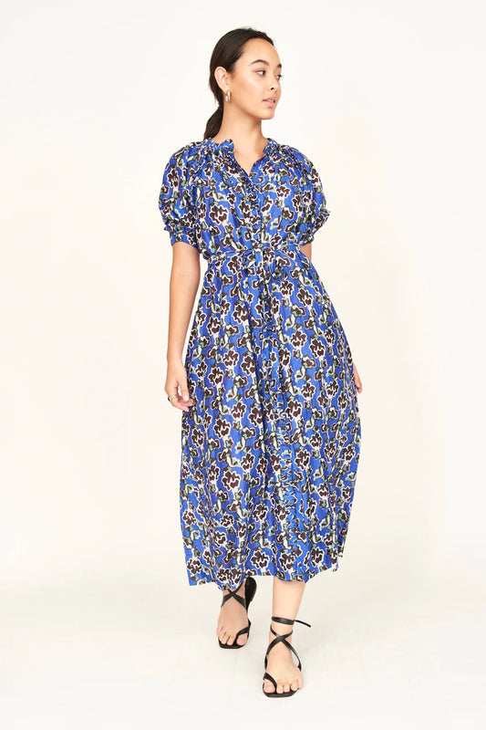 Somerset Dress | Lapis Wildflower