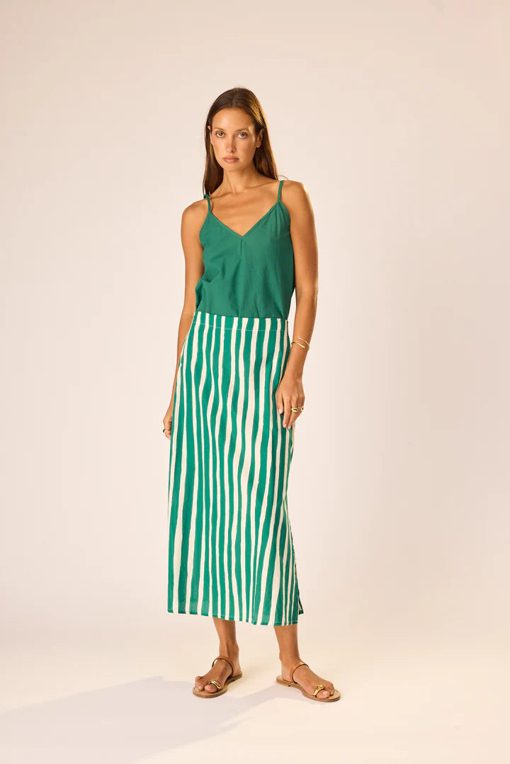 Anita Skirt | Batkin Stripe Lawn