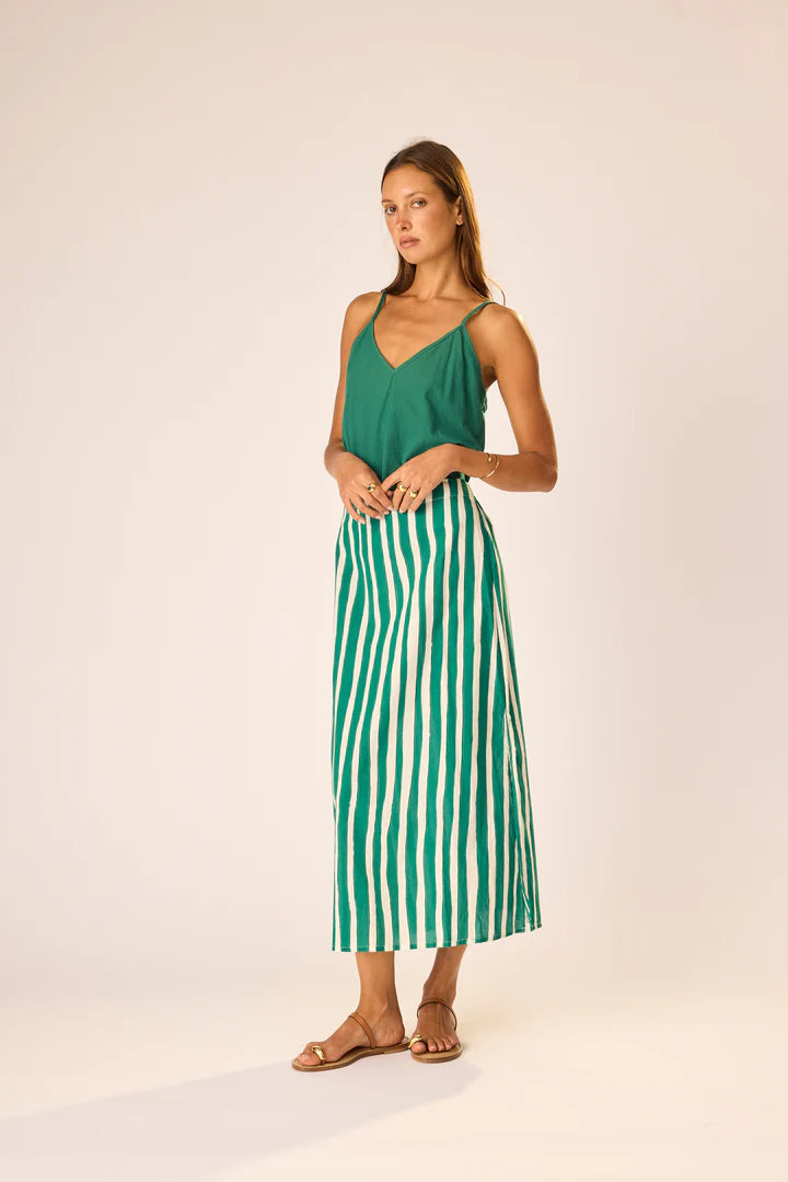 Anita Skirt | Batkin Stripe Lawn