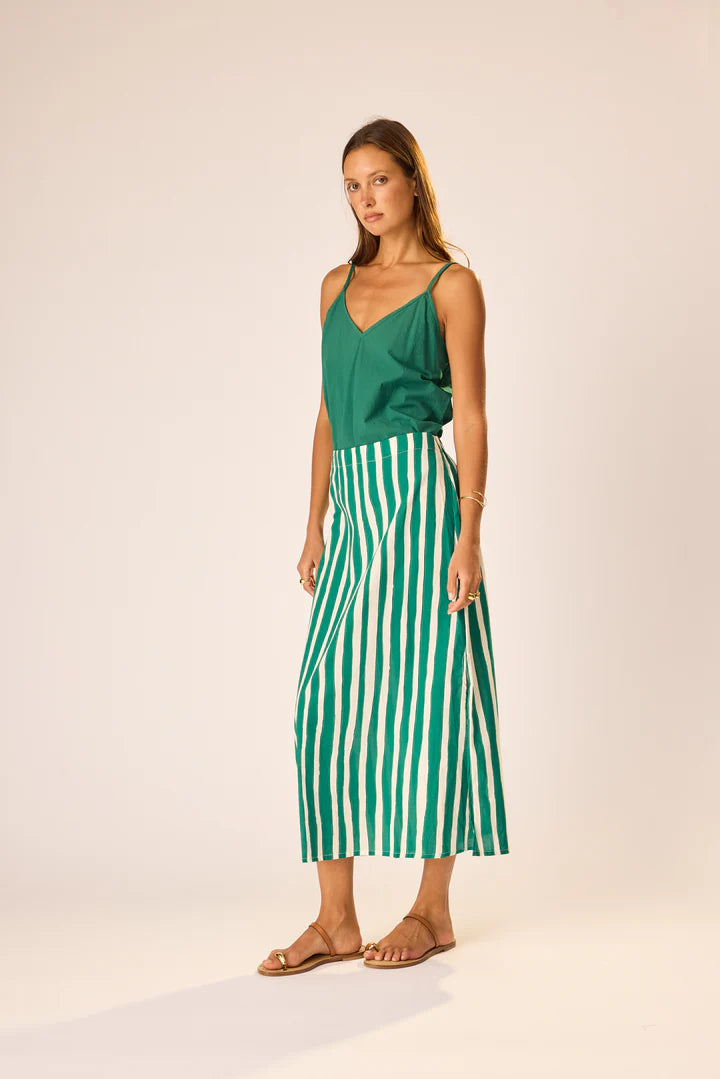 Anita Skirt | Batkin Stripe Lawn