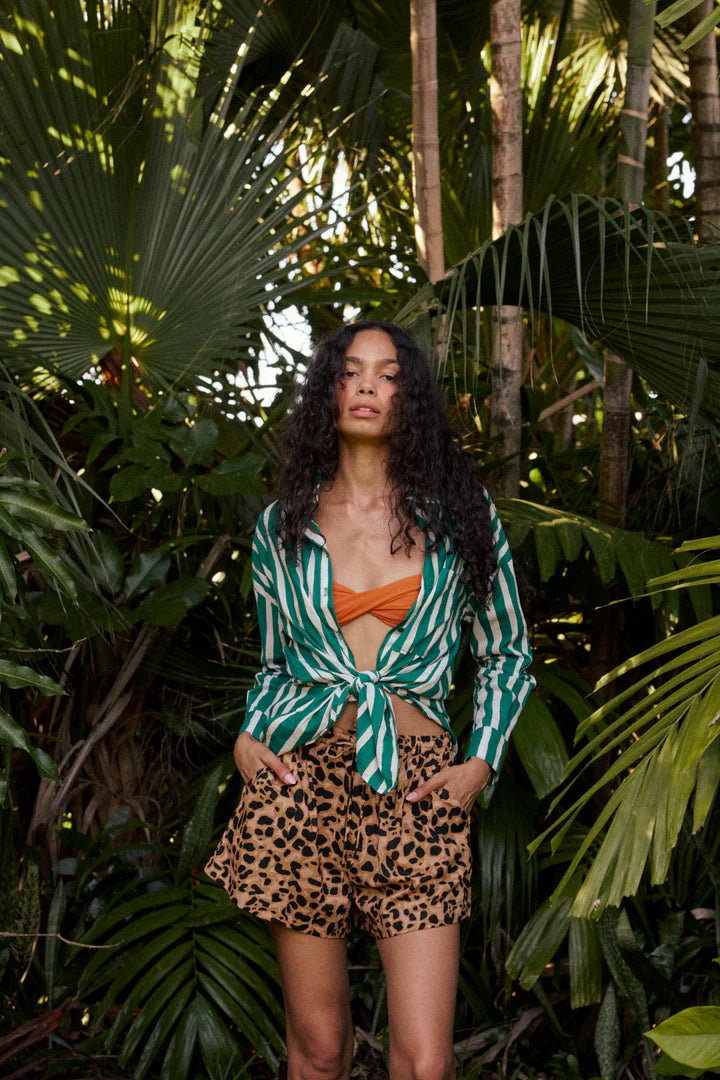 Jennifer Shirt | Batkin Stripe Lawn
