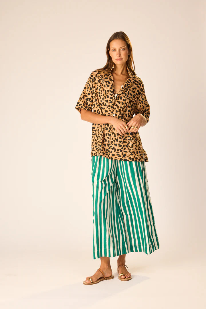 Kevin Shirt | Leopard Cotton