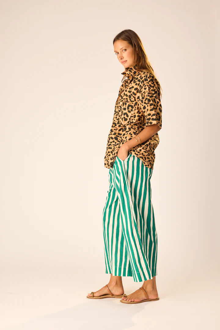 Kevin Shirt | Leopard Cotton
