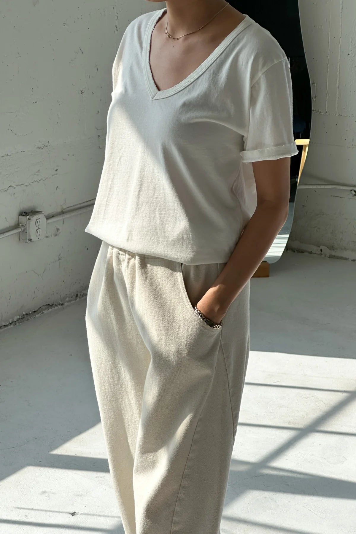 VINTAGE LA VIE TEE (ORGANIC COTTON) - VINTAGE WHITE