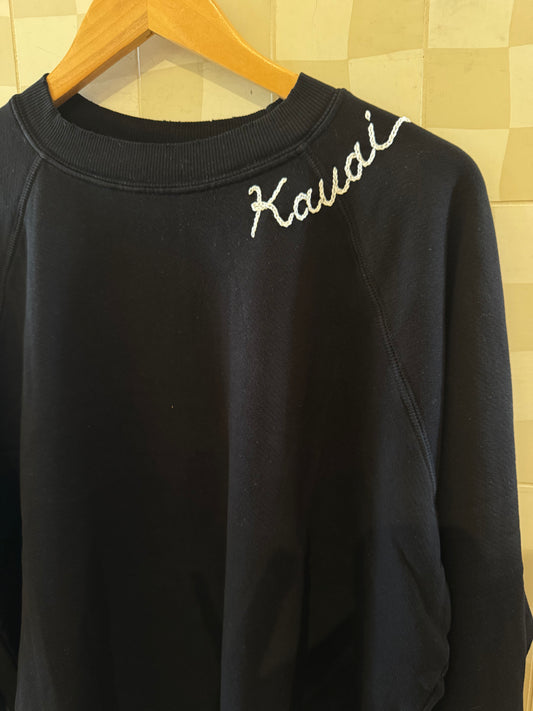 Kauai Embroidered Vintage Sweatshirts | Summer Burst