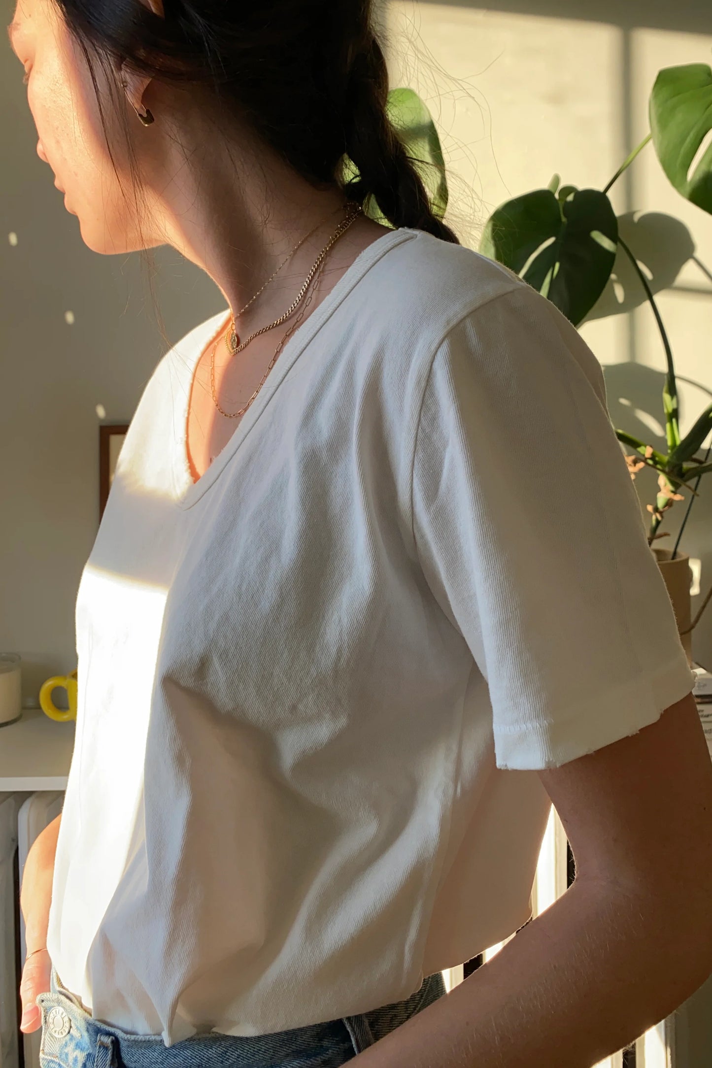 VINTAGE LA VIE TEE (ORGANIC COTTON) - VINTAGE WHITE