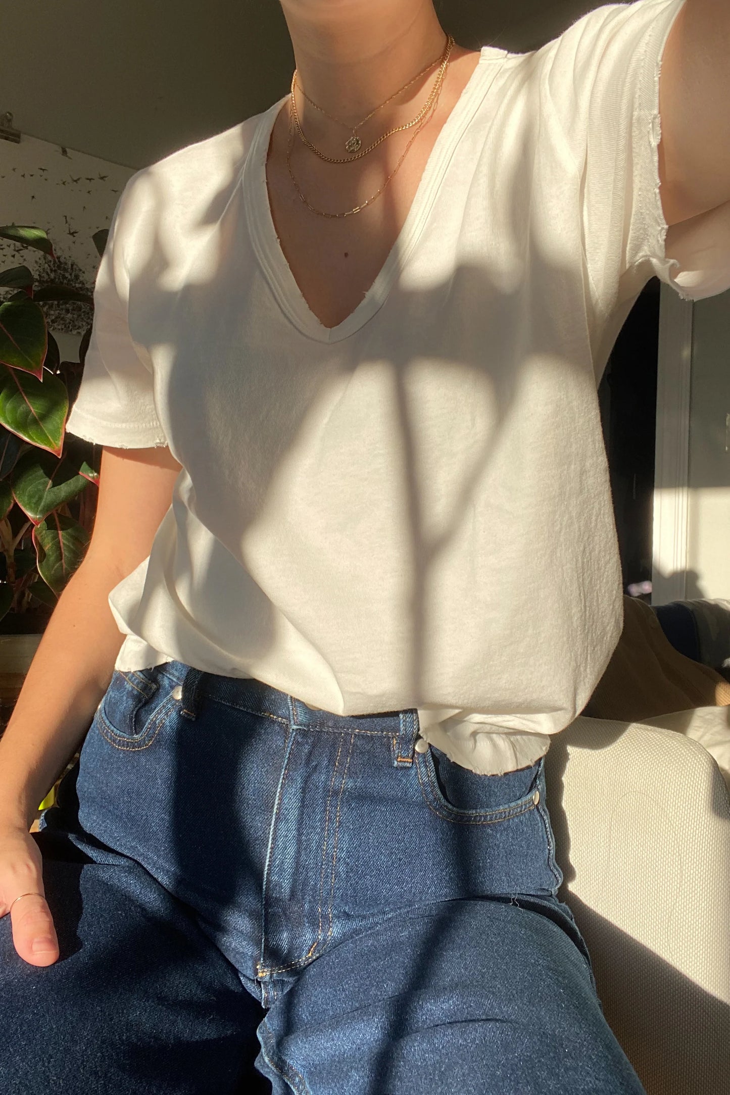 VINTAGE LA VIE TEE (ORGANIC COTTON) - VINTAGE WHITE