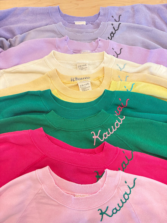 Vintage Kauai Sweatshirts | Spring 26' Drop 2