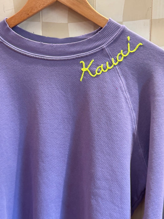 Cut & Sew Kauai Embroidered Sweatshirts
