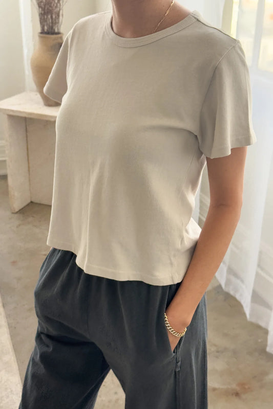 Little Boy Tee | Rice Paper