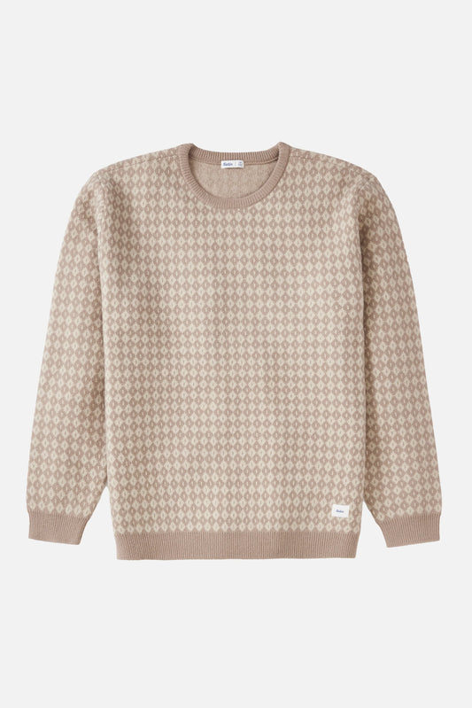 CHECK SWEATER | Vintage Khaki