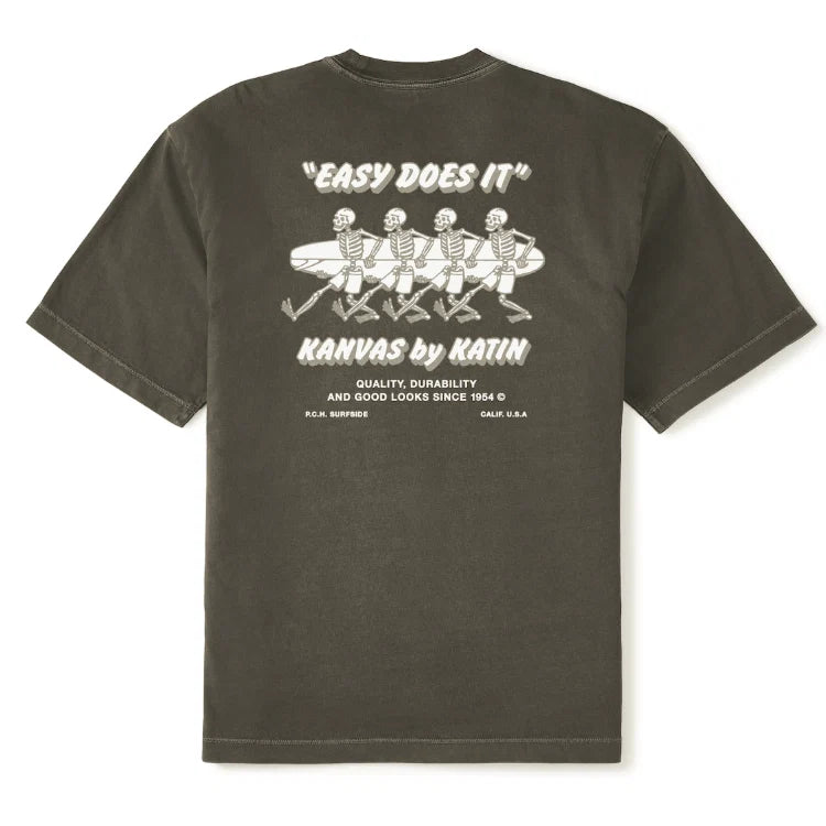 Bones Box Fit Tee | Lead Vintage Wash