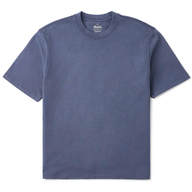 BOX FIT TEE | Washed Blue Vintage