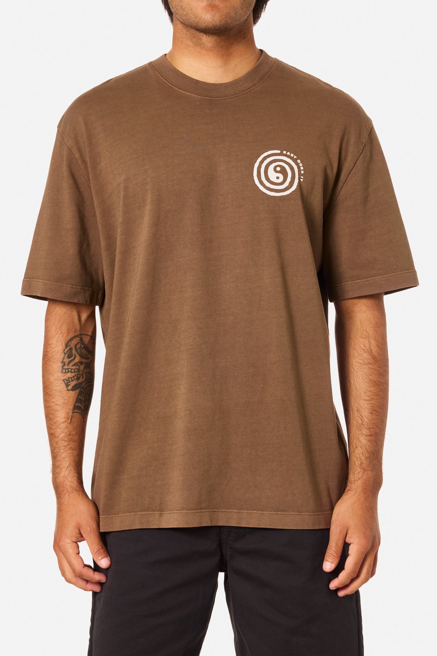 SWIRL RELAXED TEE | Rain Drum