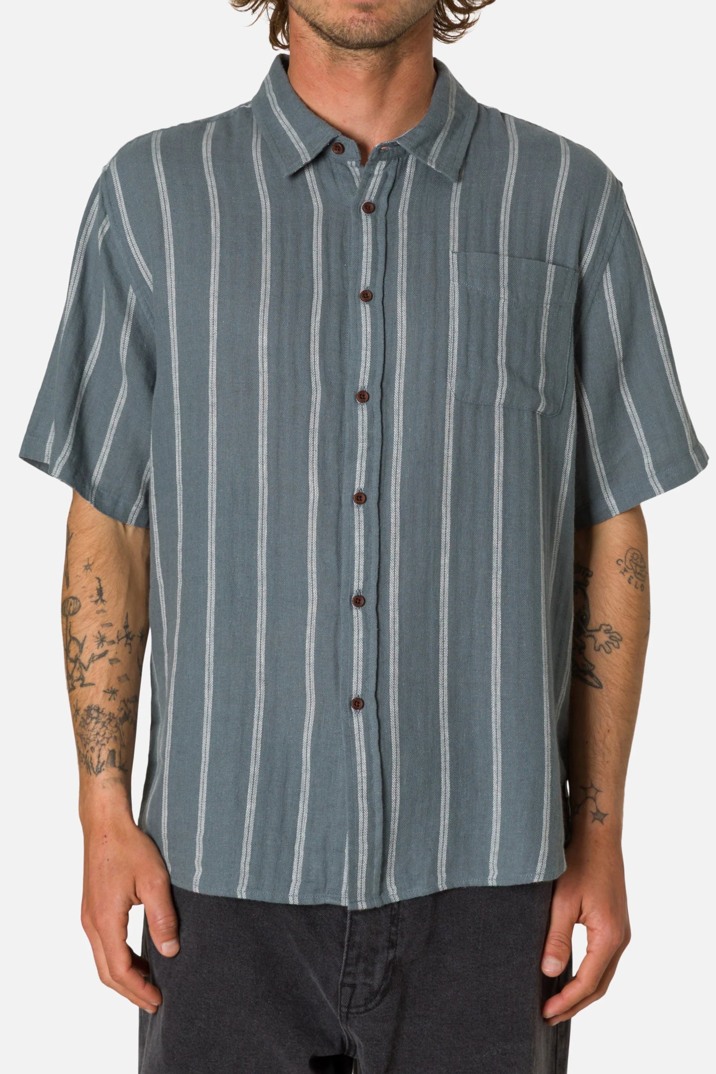 ALAN SHIRT | Tempest Blue