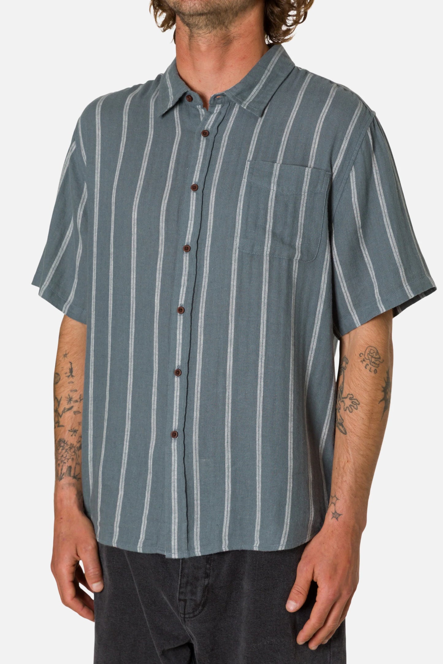 ALAN SHIRT | Tempest Blue