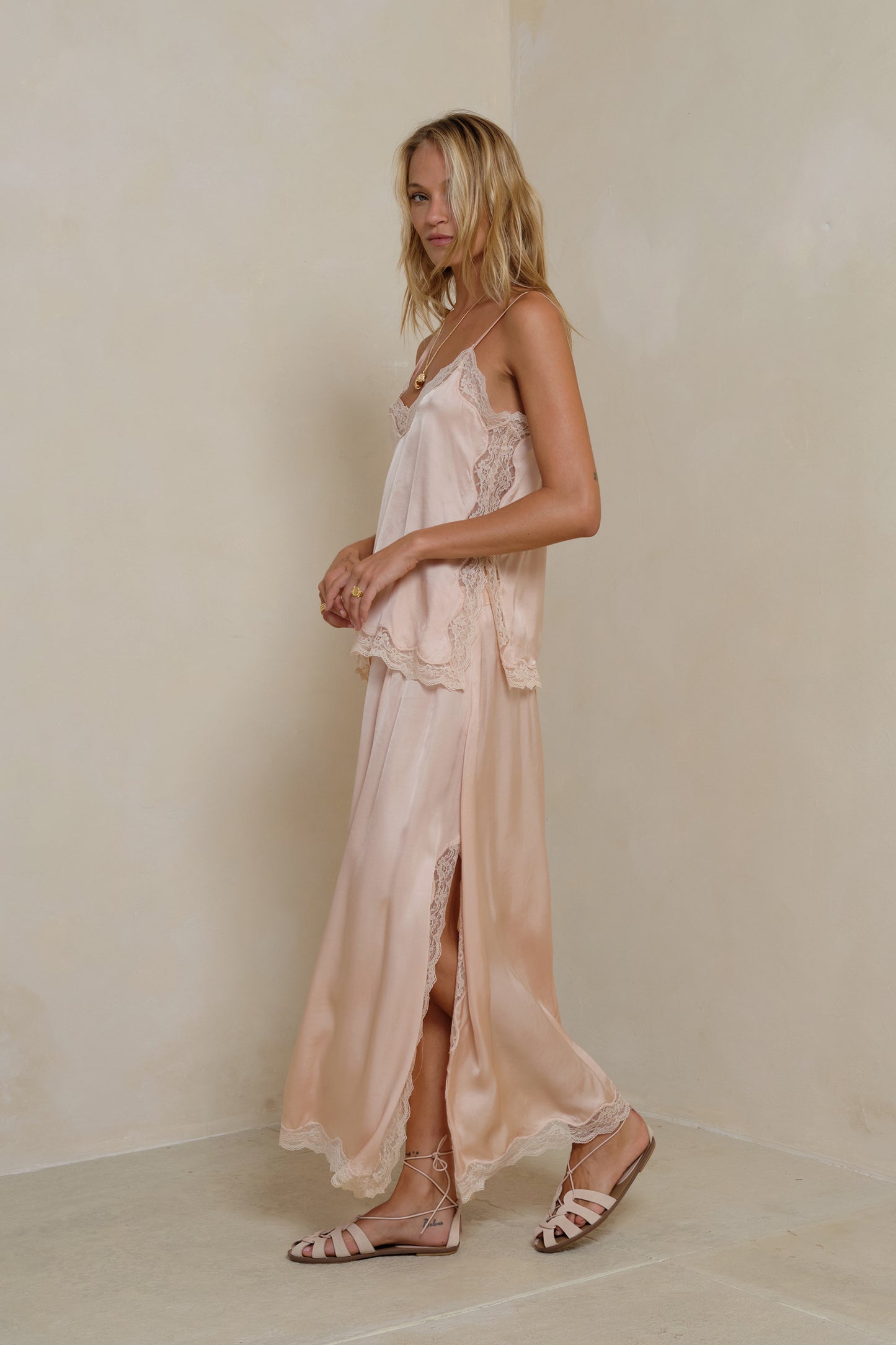 Patti Lace Skirt Rose Quartz