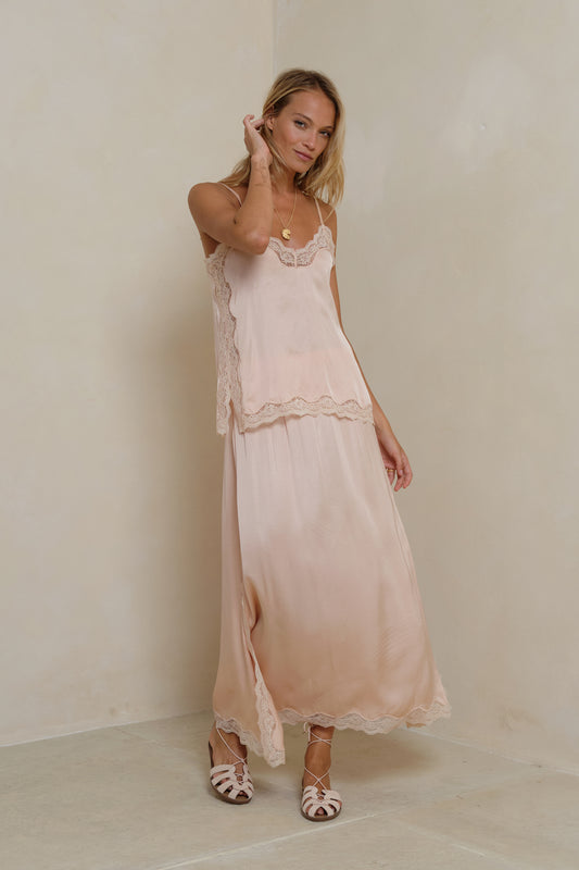 Patti Lace Skirt Rose Quartz