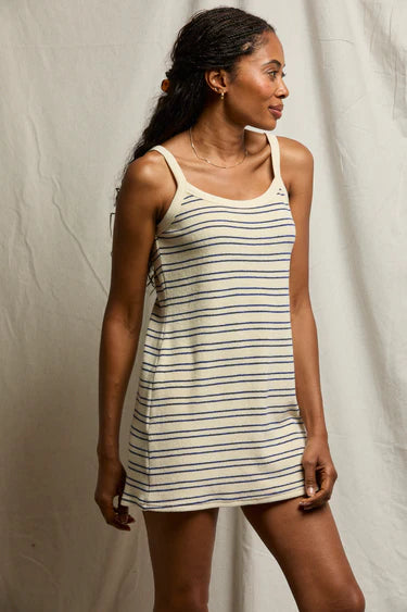 loveshack stripe loop terry mini dress