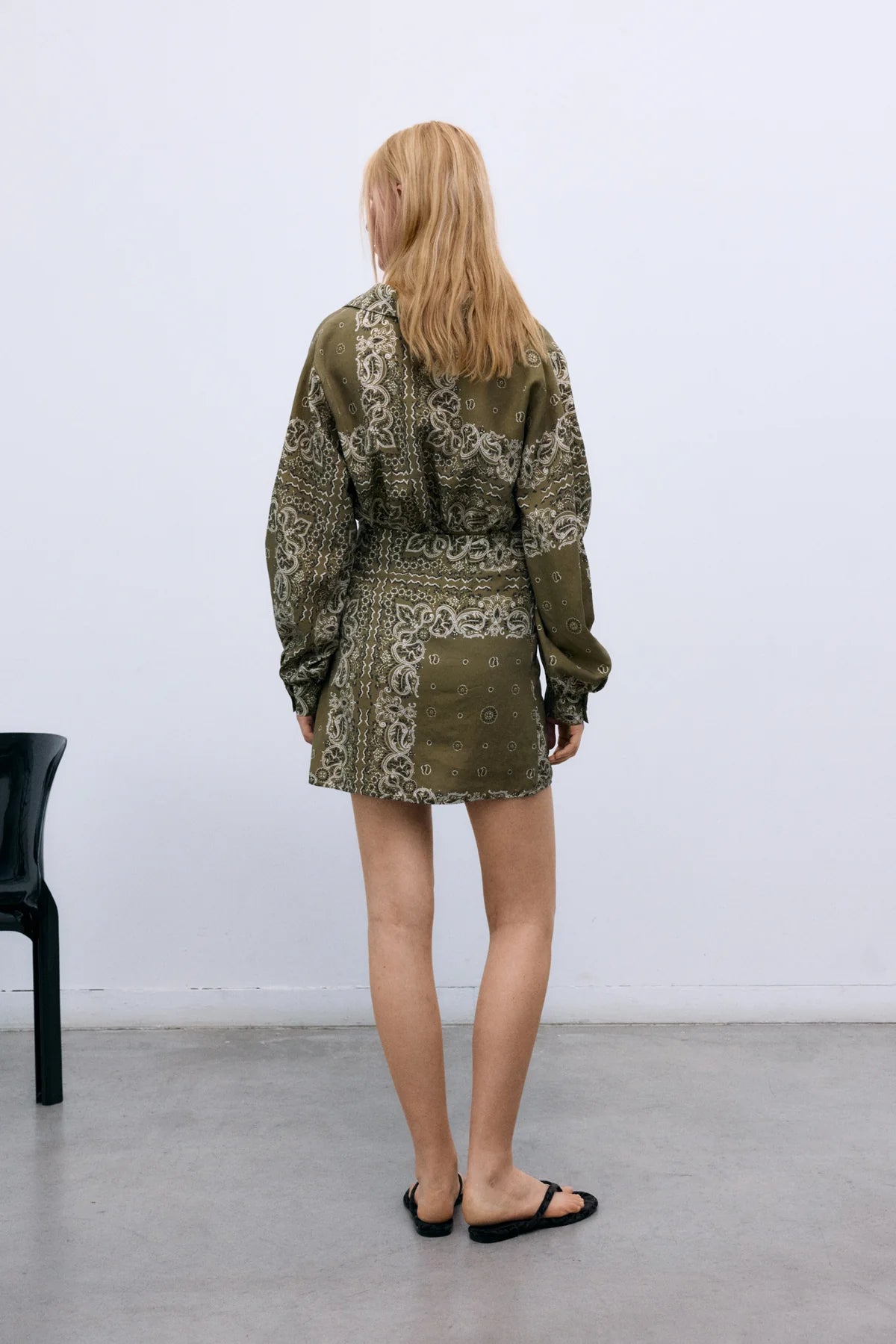 Waterlily Woman Skirt Bandana Print