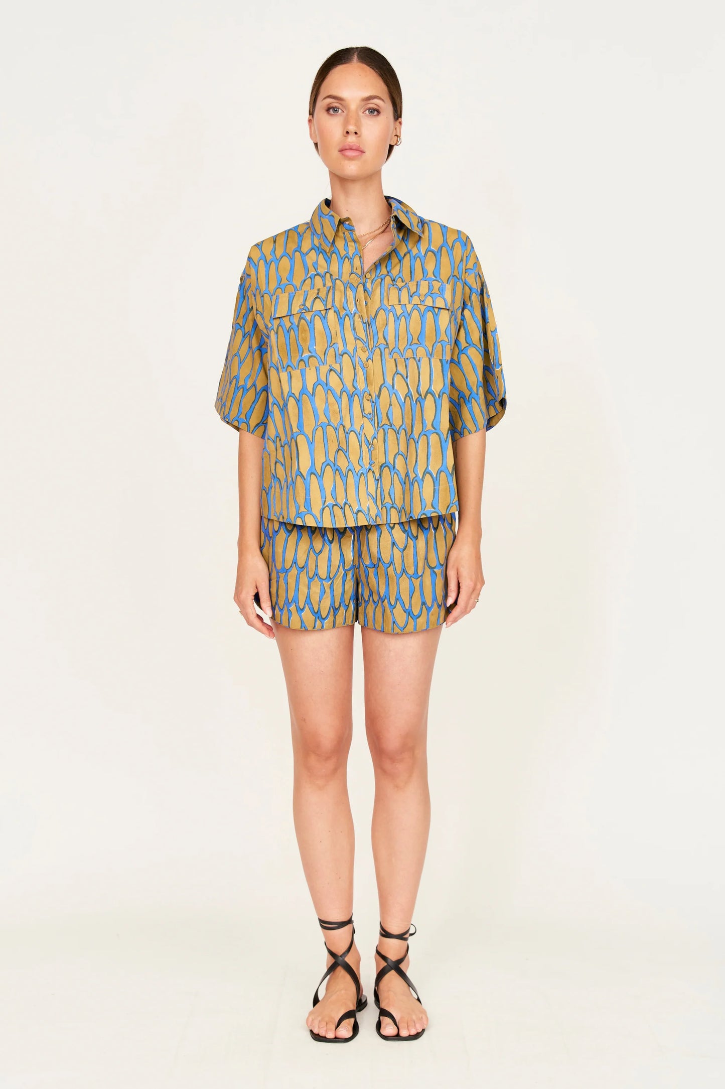 Kyoto Short Sleeved | Bluefish