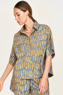 Kyoto Short Sleeved | Bluefish