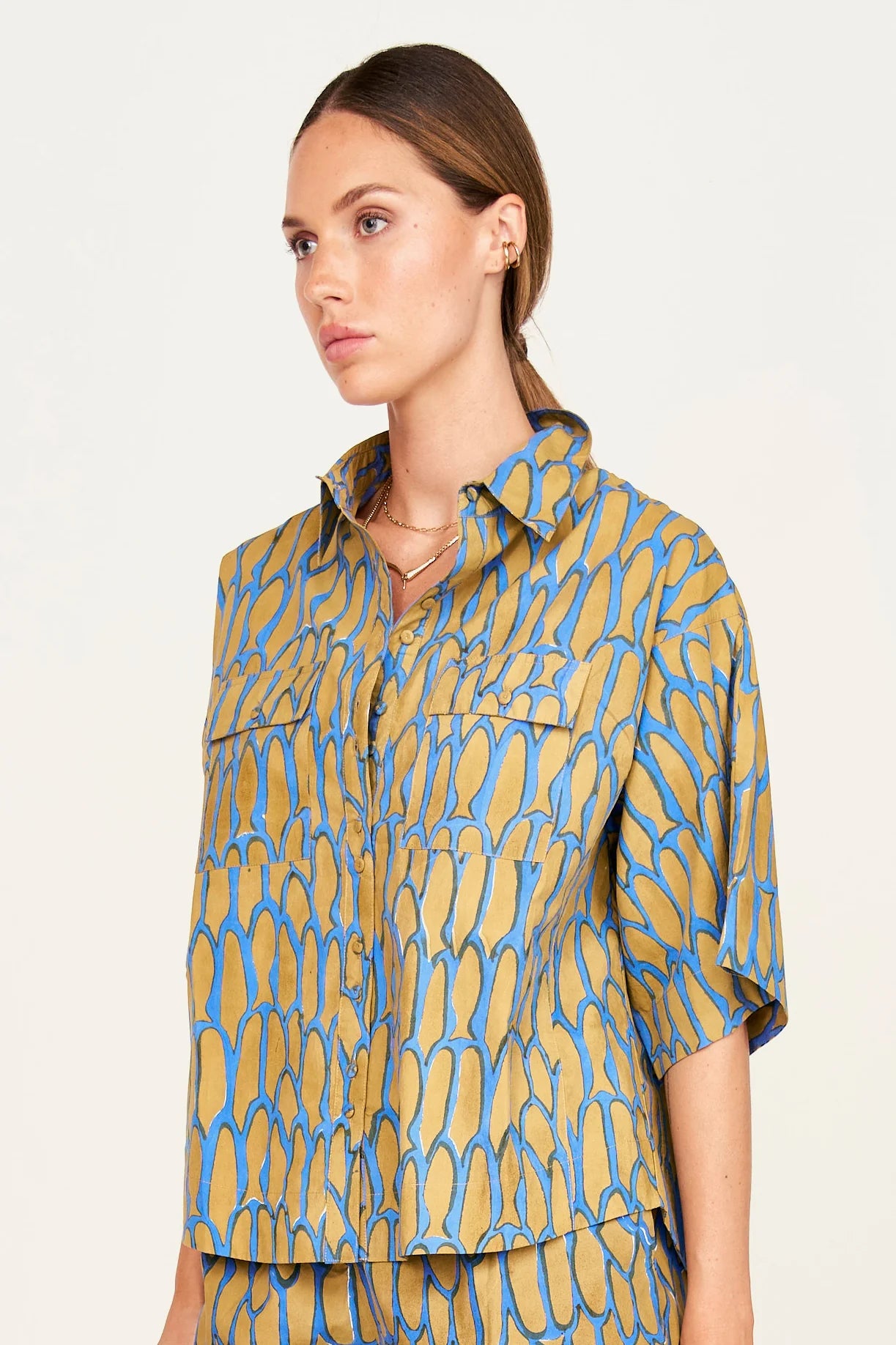 Kyoto Short Sleeved | Bluefish