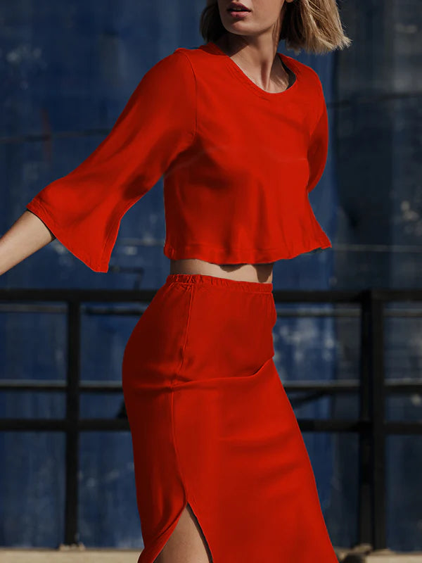 Slip Skirt | Main Red