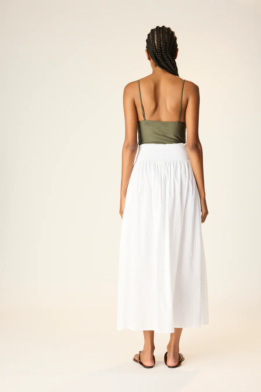 Bella Skirt | Flat White