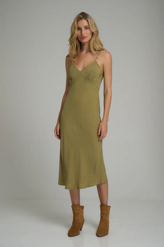 Pentacle Slip Dress Darlington Floral/Pesto