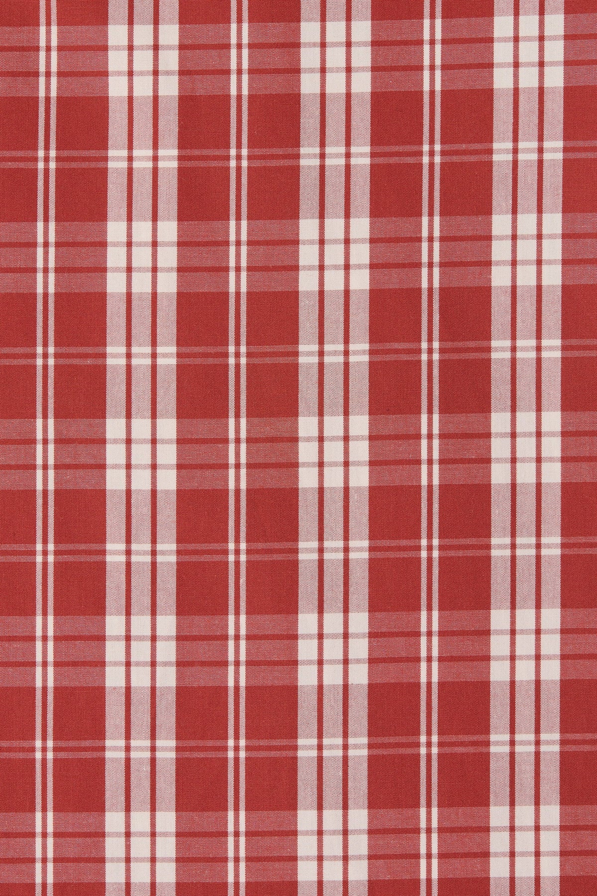 Faithfull the Brand Belinha Mini Dress in Ines Check Terra Rosso