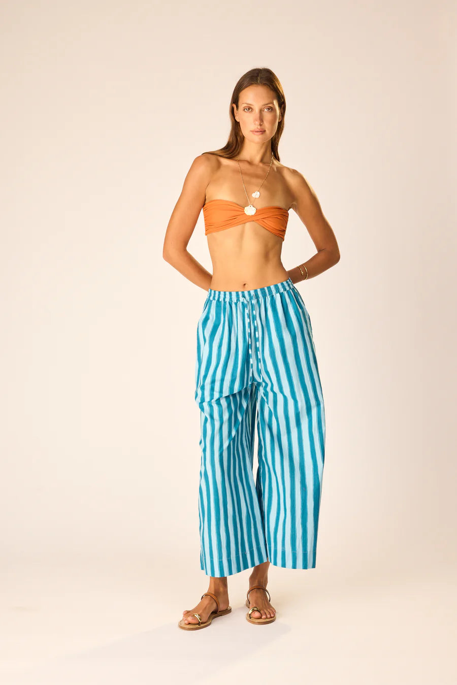 Lauren Pant | Batik Stripe Pool