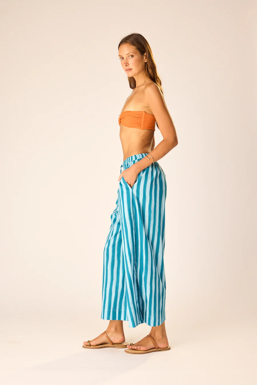 Lauren Pant | Batik Stripe Pool