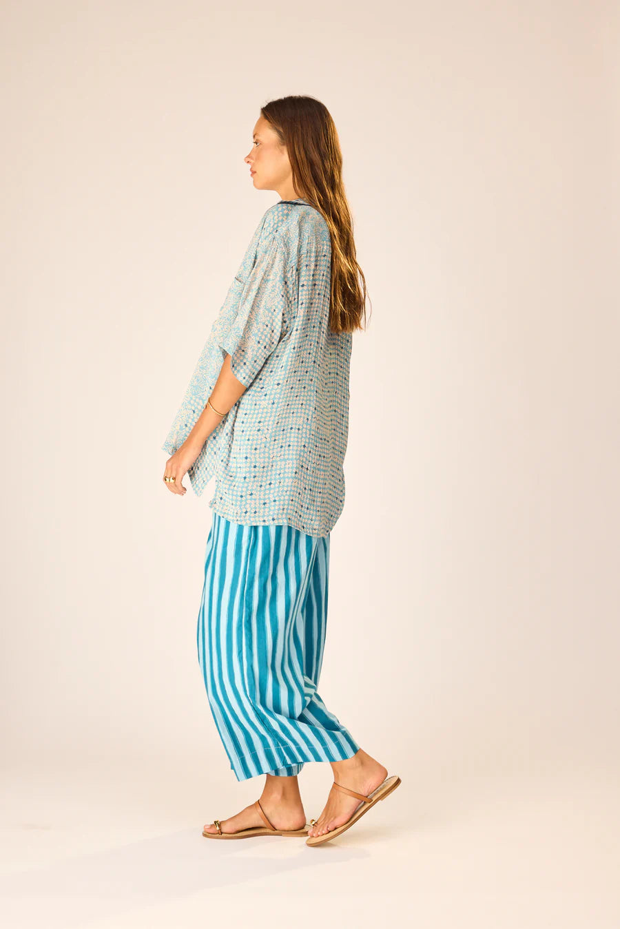 Lauren Pant | Batik Stripe Pool