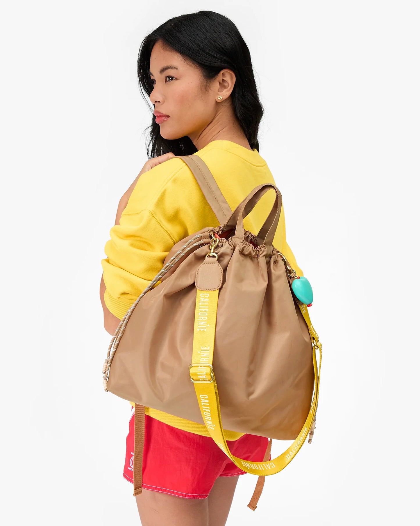 Sac Tout Backpack | Latte Nylon Twill
