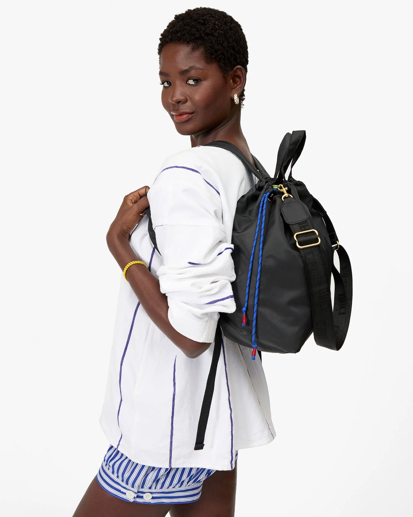 Sac Tout Backpack | Black Nylon Twill