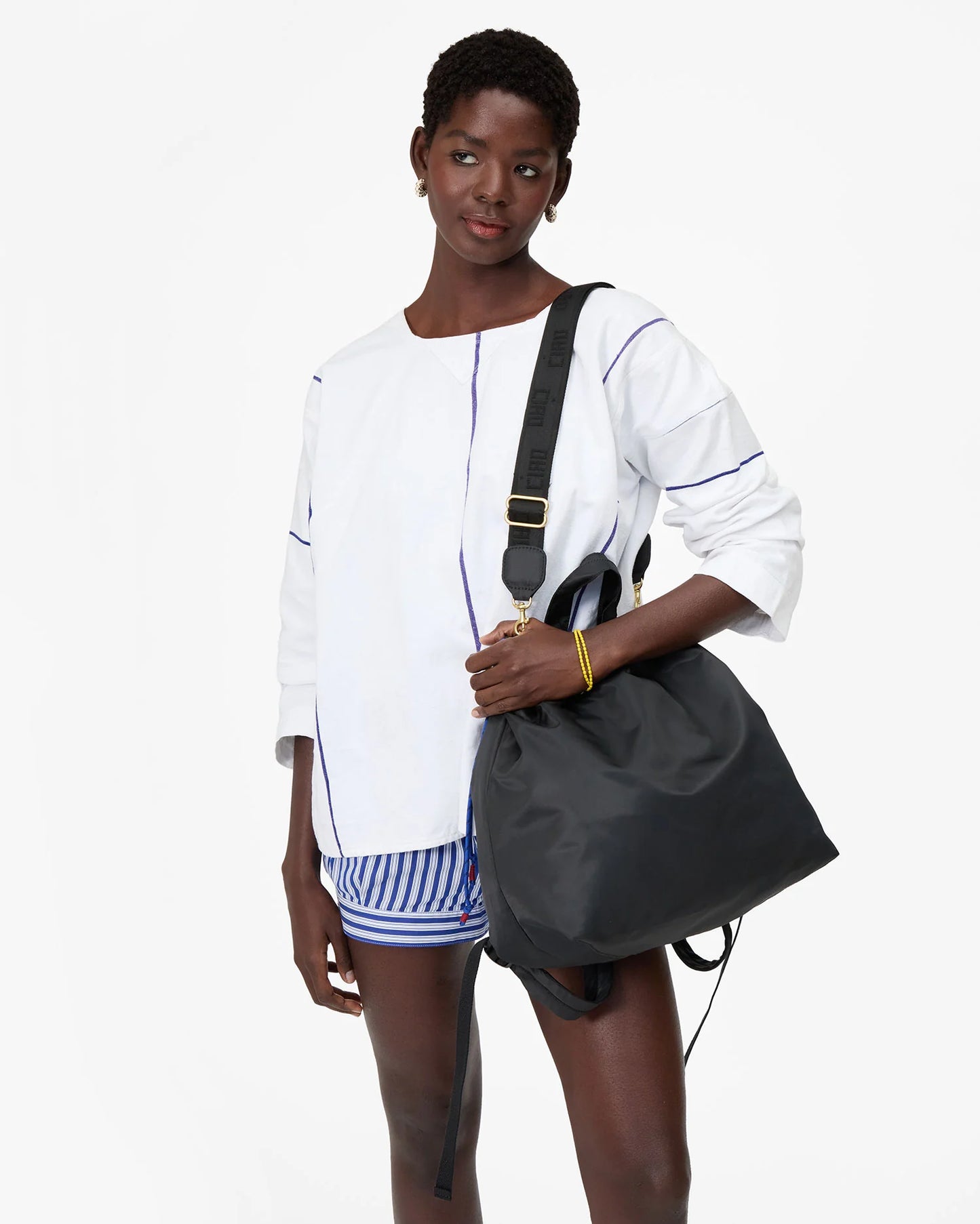Sac Tout Backpack | Black Nylon Twill