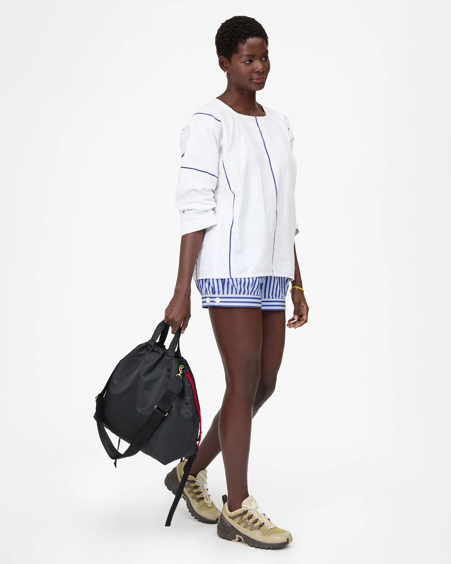 Sac Tout Backpack | Black Nylon Twill
