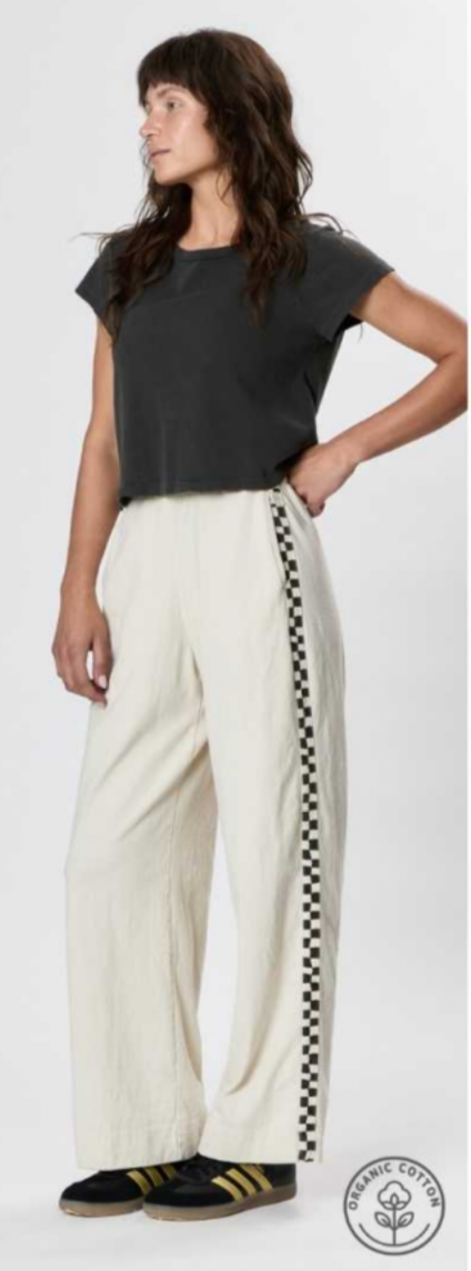 Wide Leg Slater Pant |  Creme