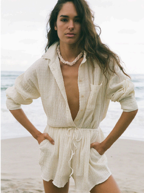 Meryl Smocked | Cotton