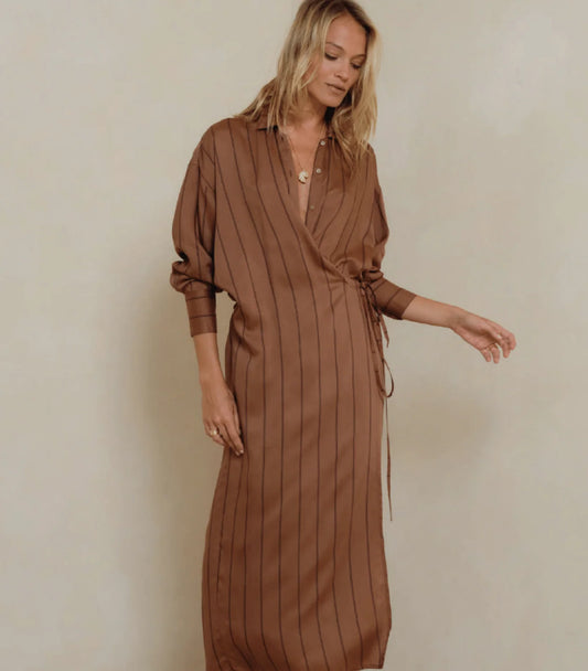 Piper Wrap Dress | Seraphina Brown